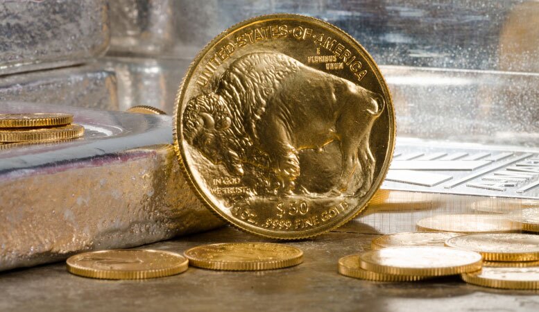 fifty dollar fine american buffalo gold coin